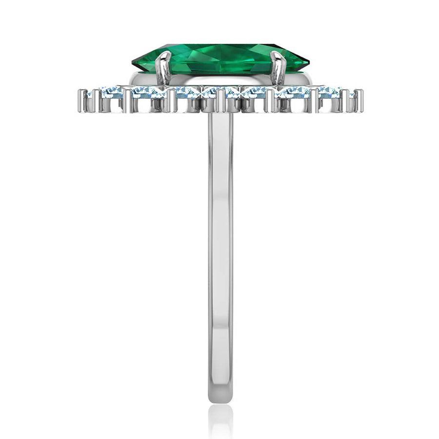 Aphrodite Emerald & Diamond Ring