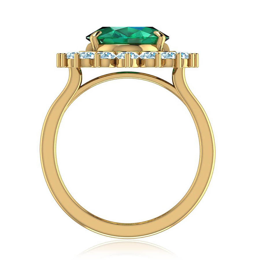 Aphrodite Emerald & Diamond Ring