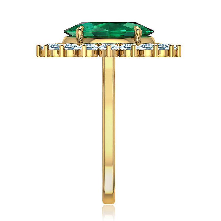 Aphrodite Emerald & Diamond Ring