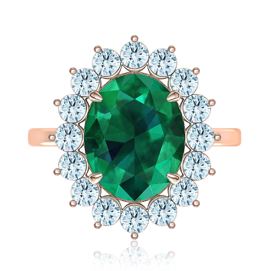 Aphrodite Emerald & Diamond Ring