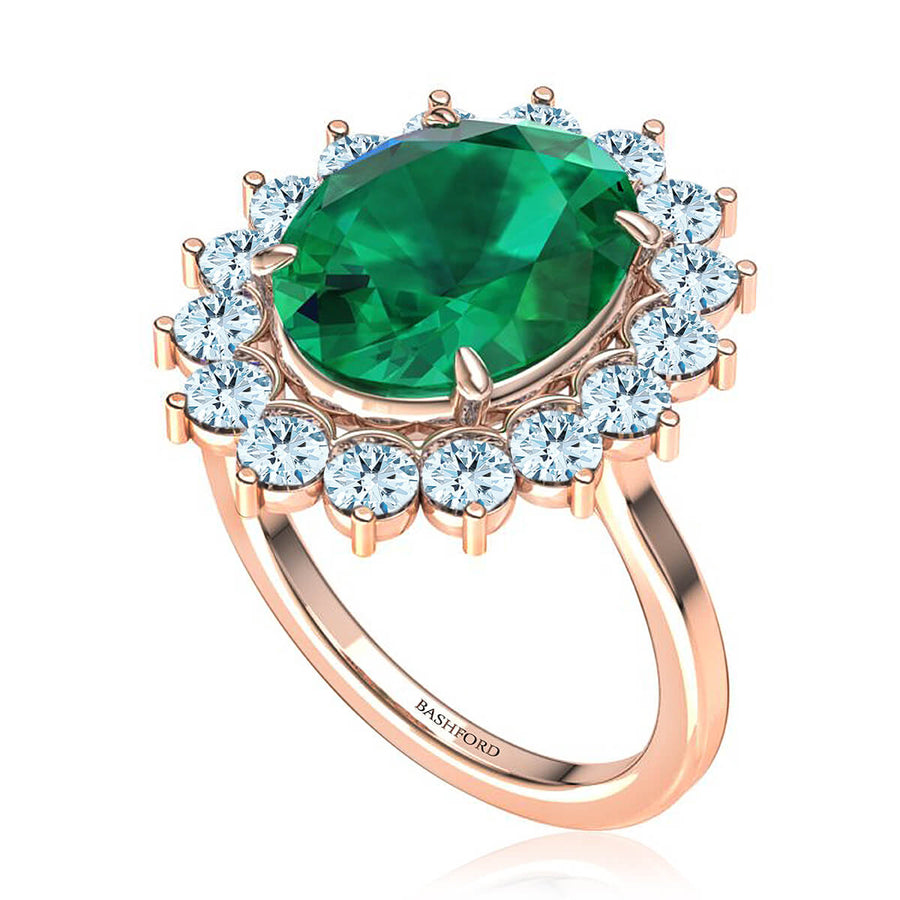 Aphrodite Emerald & Diamond Ring