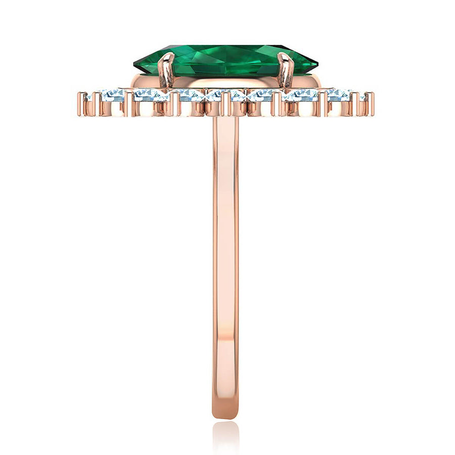 Aphrodite Emerald & Diamond Ring