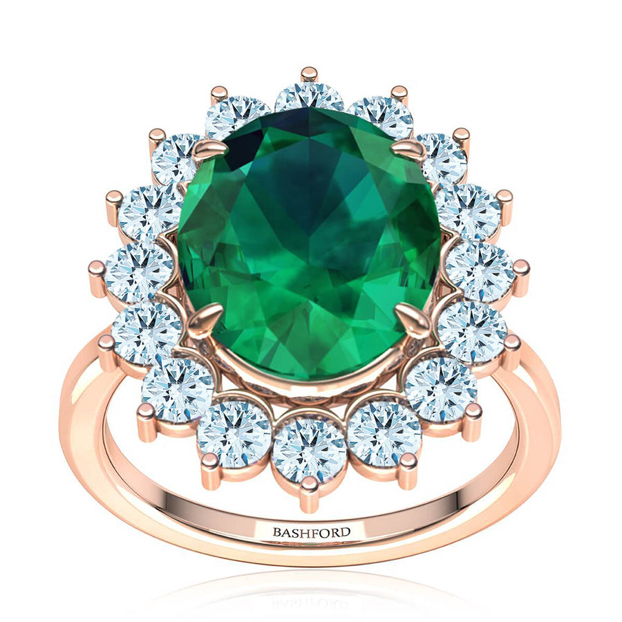 Aphrodite Emerald & Diamond Ring