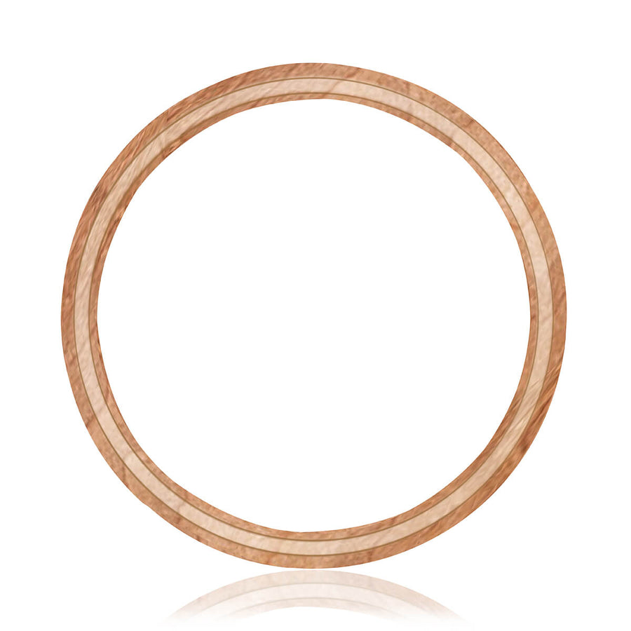 Arches Mokume Wedding Band (7 mm)