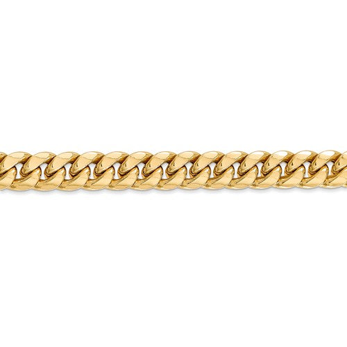 14K Yellow Gold 7.3 mm Miami Cuban Chain