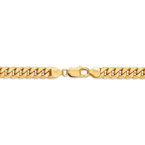 14K Yellow Gold 7.3 mm Miami Cuban Chain