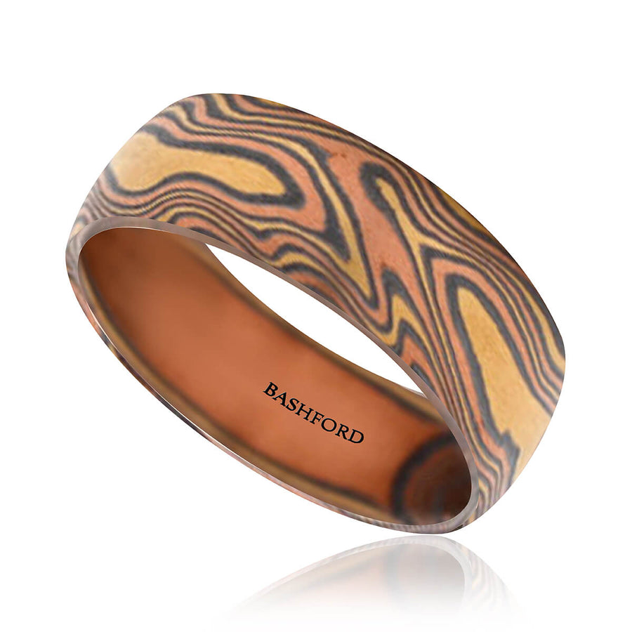 Beaumont Mokume Band (8 mm)