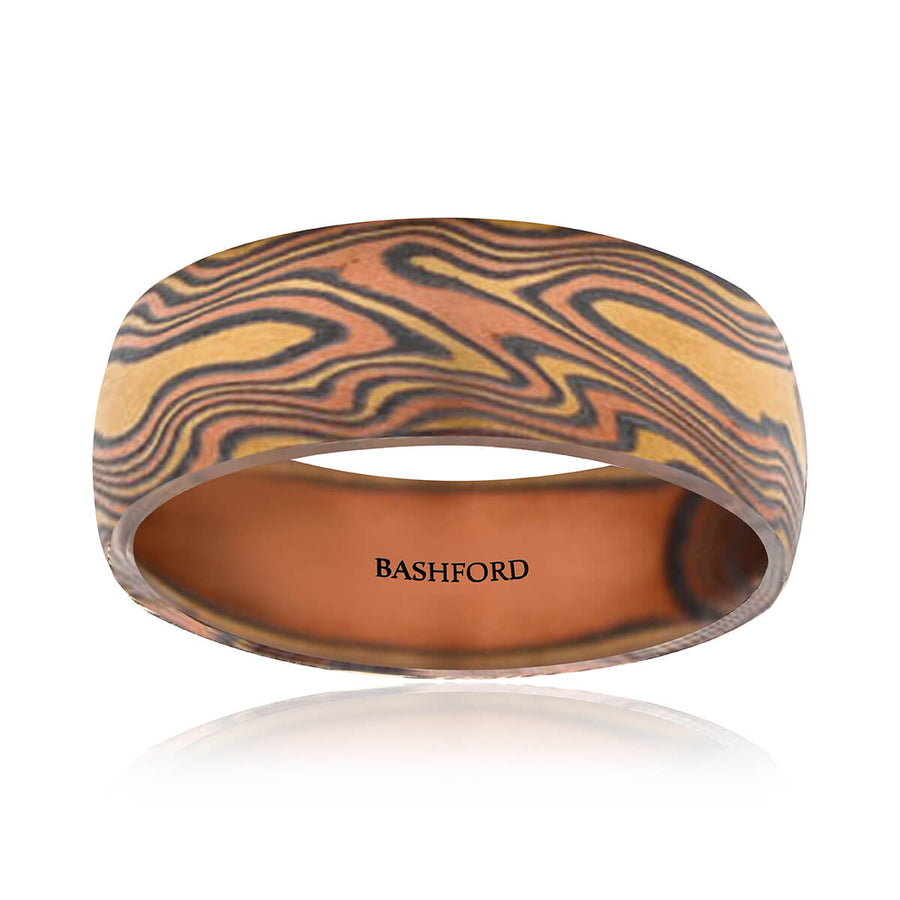 Beaumont Mokume Band (8 mm)