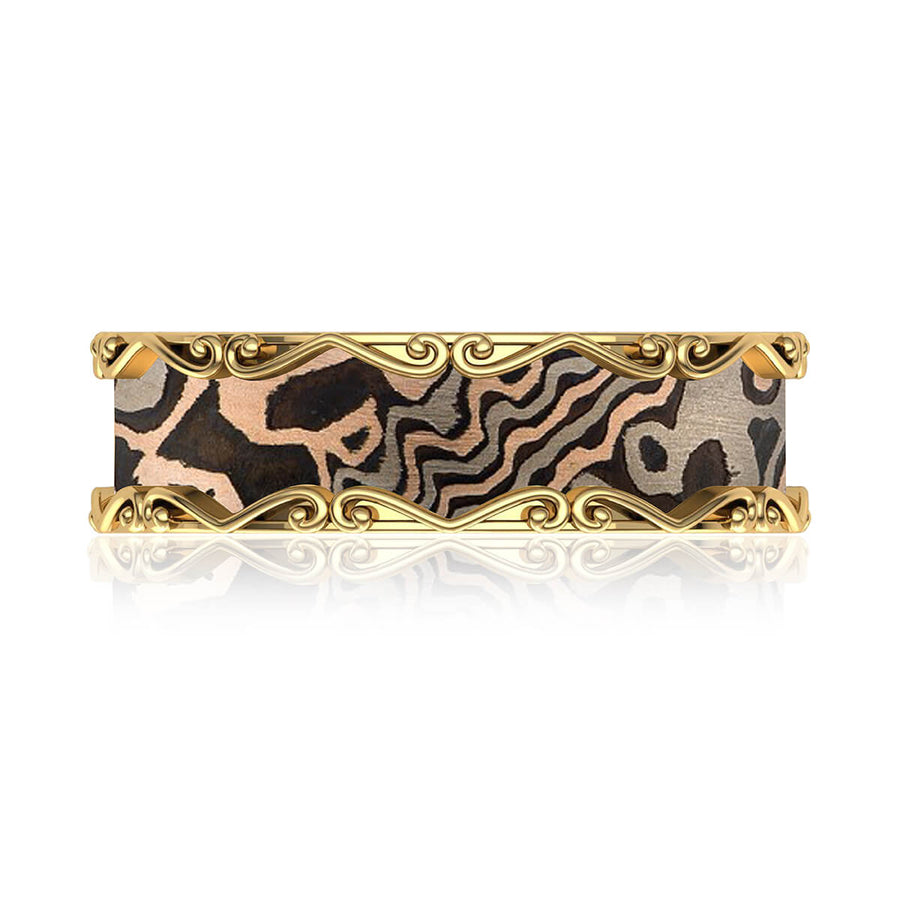Bergamo Mokume Band (8 MM)