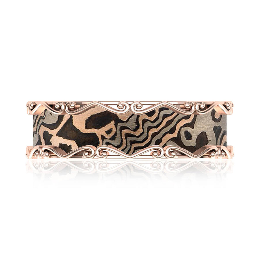 Bergamo Mokume Band (8 MM)