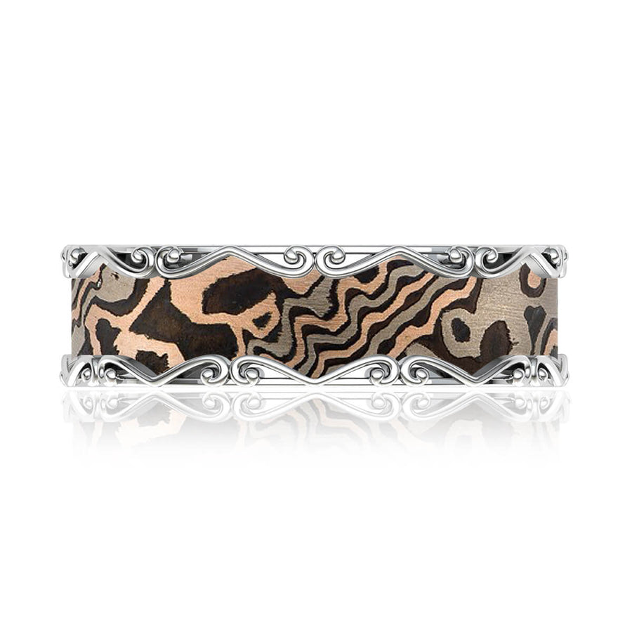 Bergamo Mokume Band (8 MM)