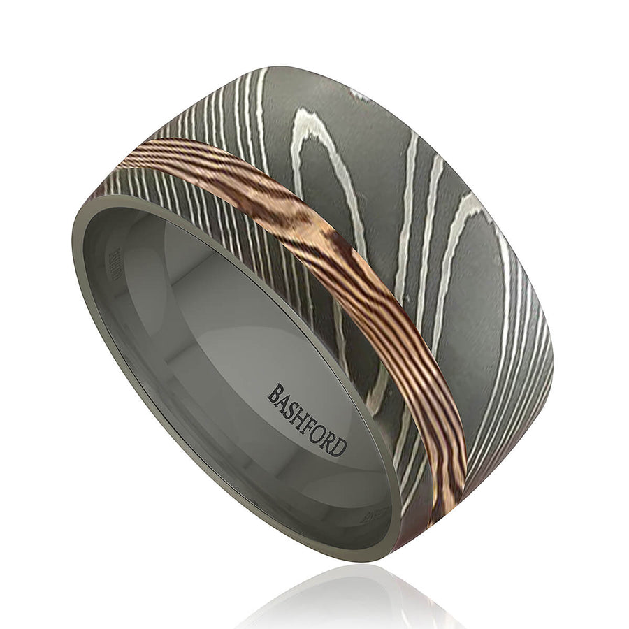 Black Forest Mokume Ring (9 mm)
