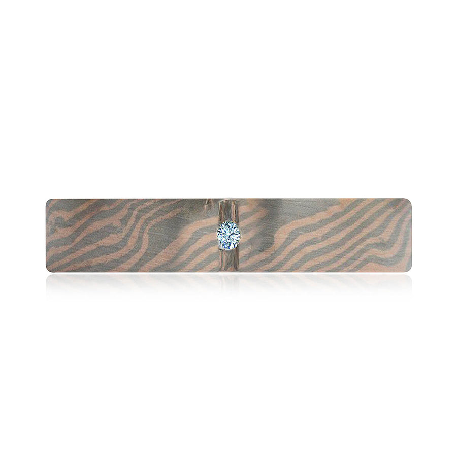 Cascade Mokume Diamond Band (1/3 Ct. tw)