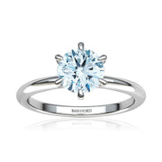 Six-Prong Petite Comfort Fit Ring