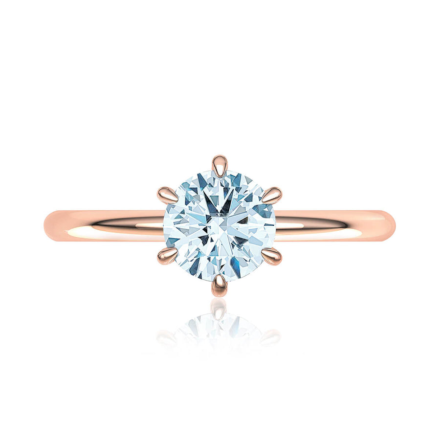 Six-Prong Petite Comfort Fit Ring