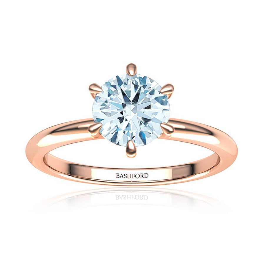 Six-Prong Petite Comfort Fit Ring