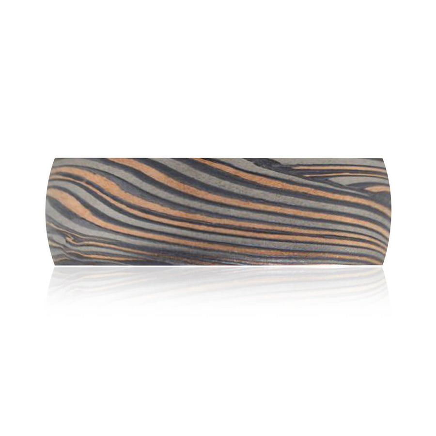 Chapada Mokume Wedding Band (8 mm)