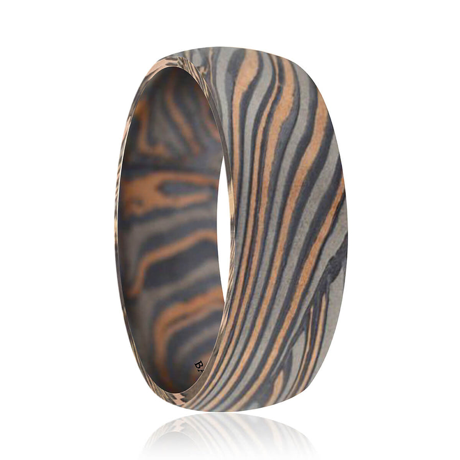Chapada Mokume Wedding Band (8 mm)