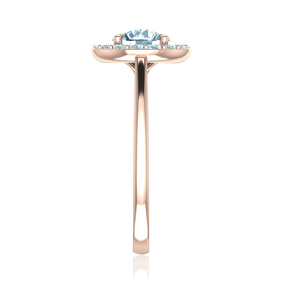 Classic Halo Diamond Ring