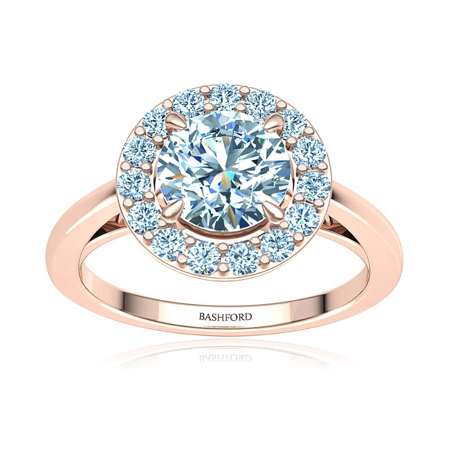Classic Halo Diamond Ring