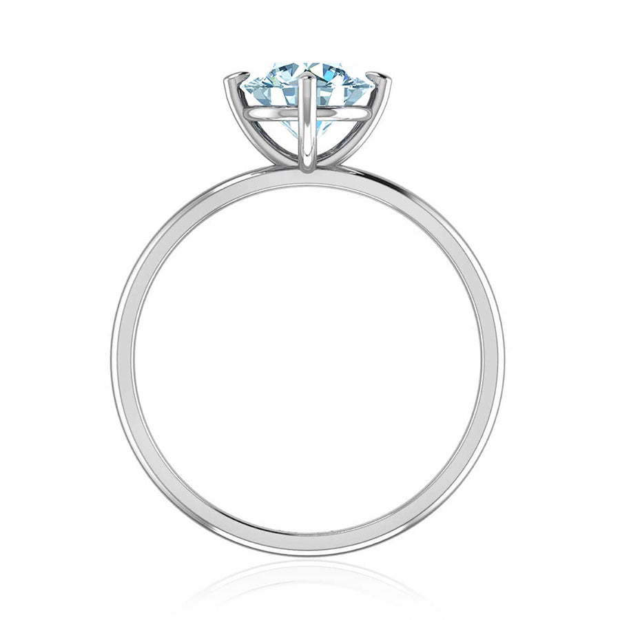 East West Solitaire Diamond Ring