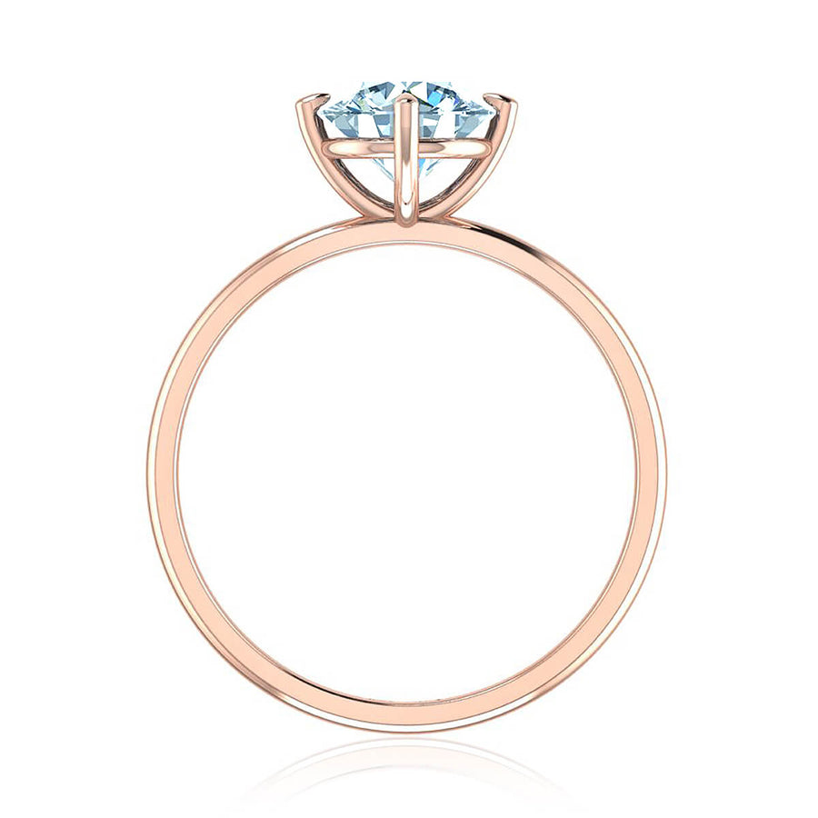 East West Solitaire Diamond Ring