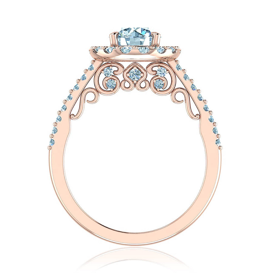 Fleur De Lis Diamond Ring