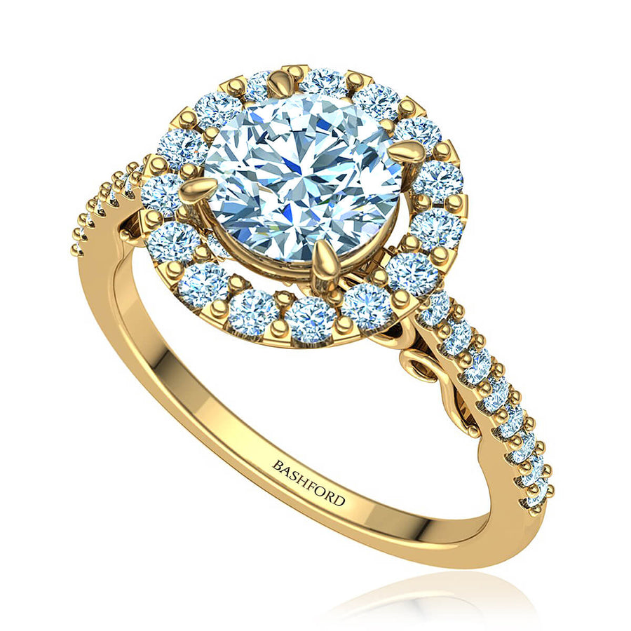 Fleur De Lis Diamond Ring