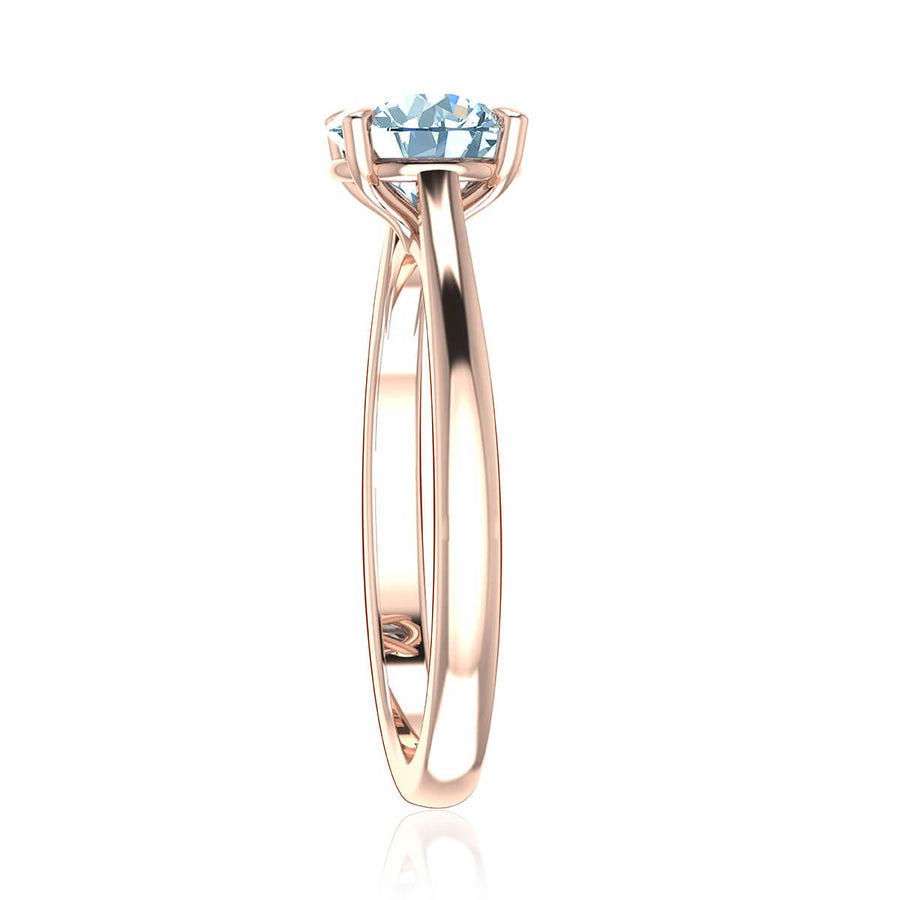 Four-Prong Petite Comfort Fit Ring