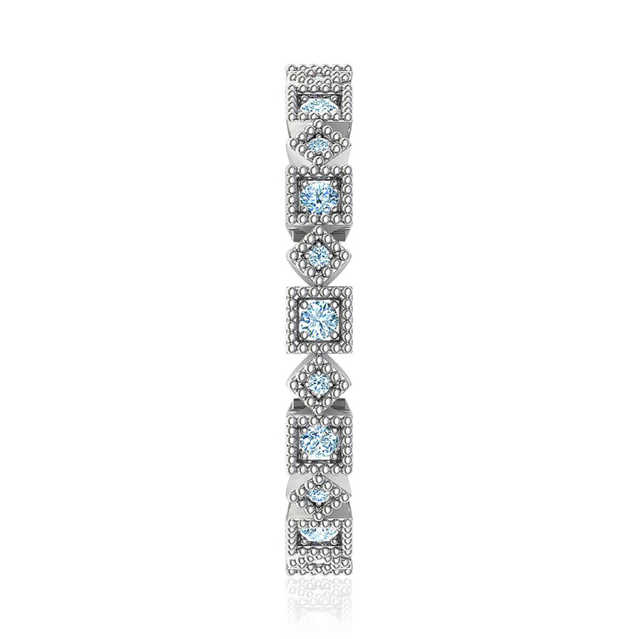 Geometric Eternity Diamond Ring (3/8 ct. tw.)