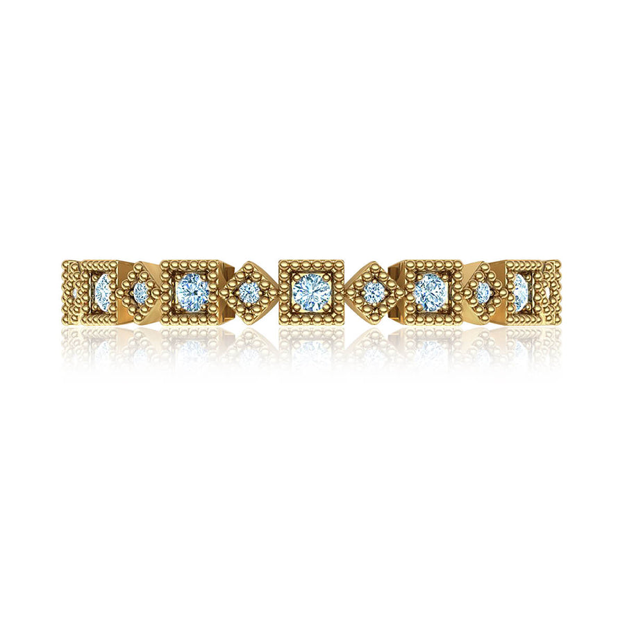 Geometric Eternity Diamond Ring (3/8 ct. tw.)