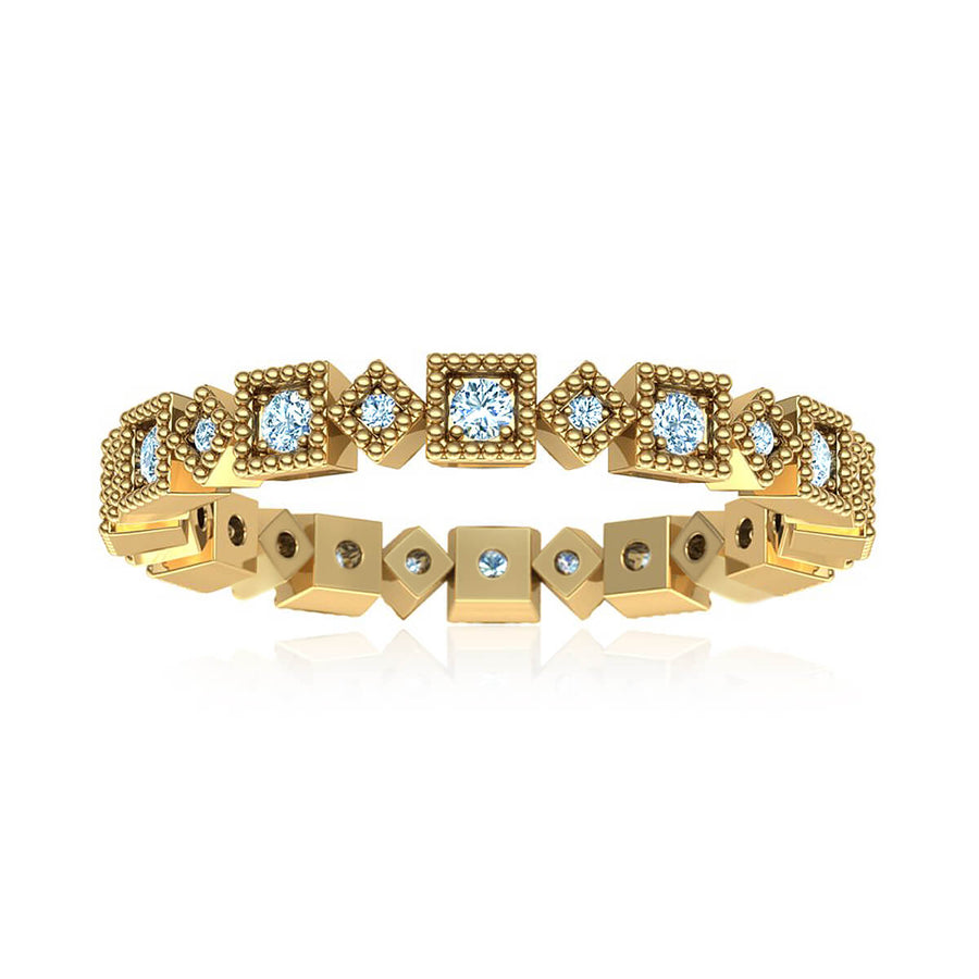Geometric Eternity Diamond Ring (3/8 ct. tw.)
