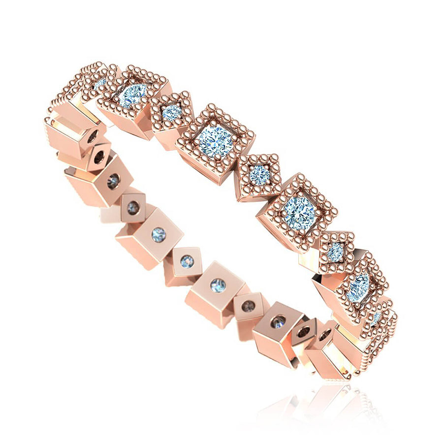 Geometric Eternity Diamond Ring (3/8 ct. tw.)