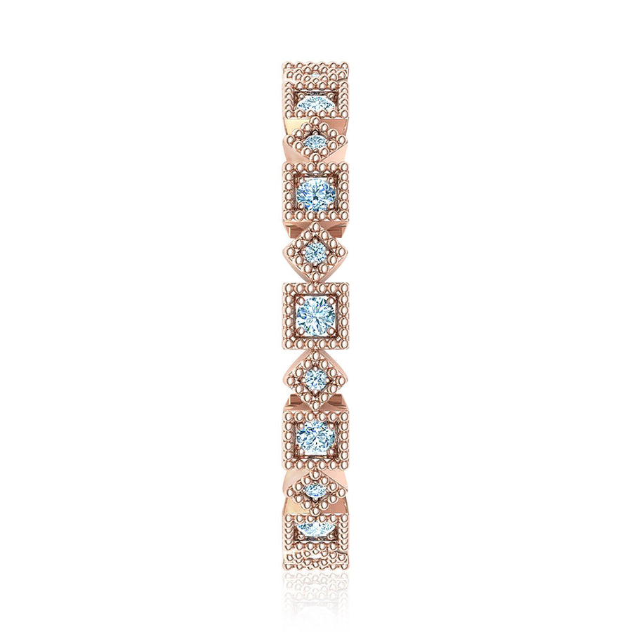 Geometric Eternity Diamond Ring (3/8 ct. tw.)