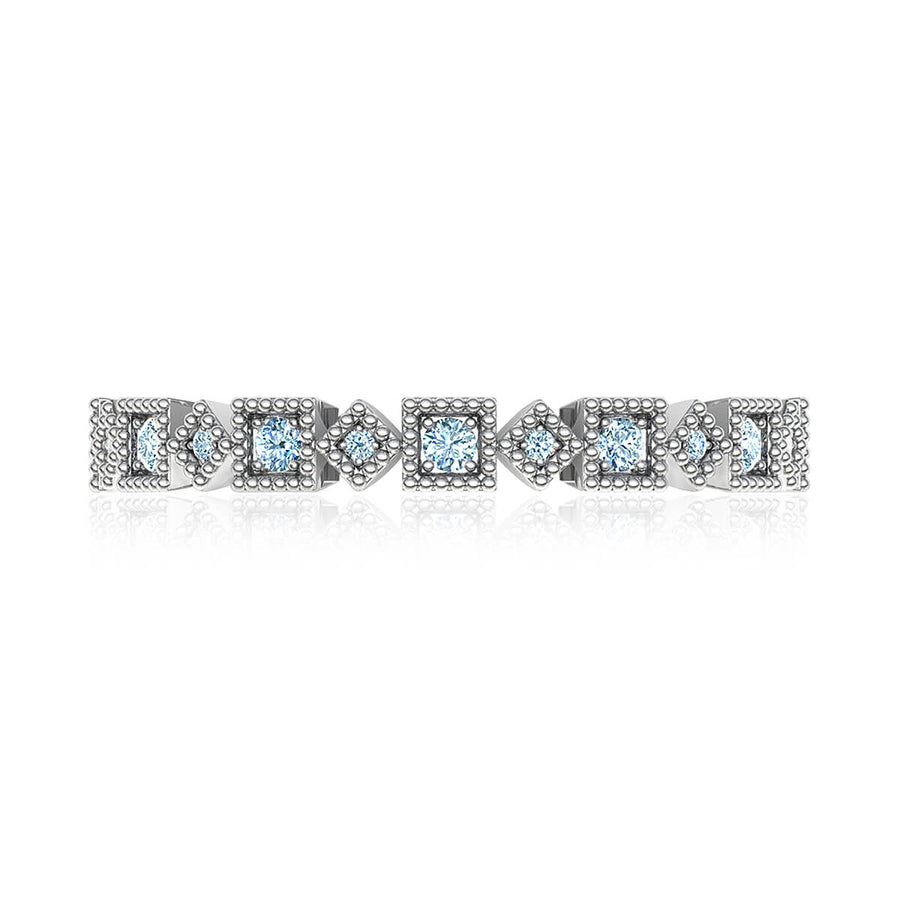 Geometric Eternity Diamond Ring (3/8 ct. tw.)
