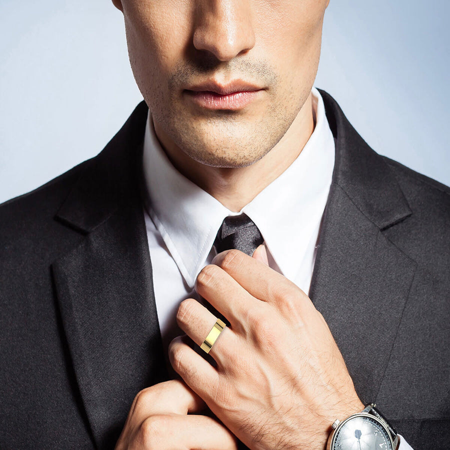 Flat Comfort-Fit Band  (7 mm)