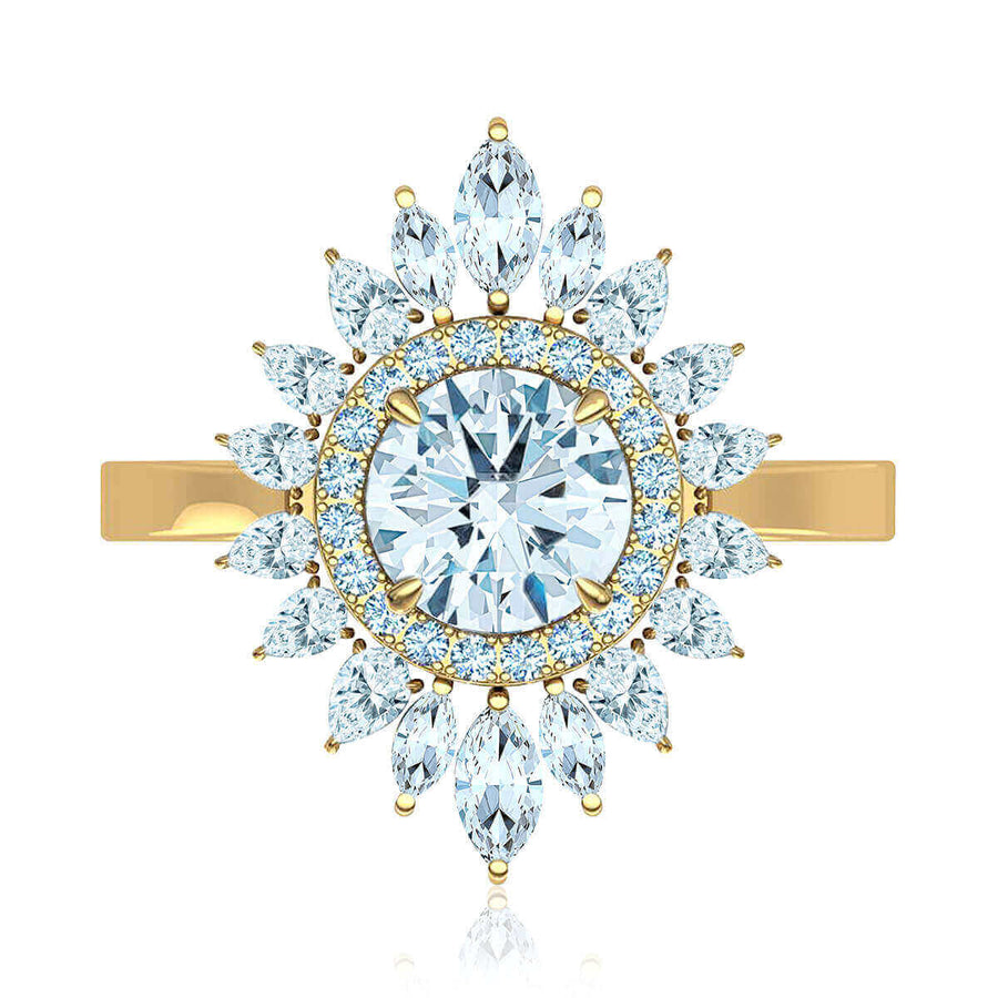 Goddess Diamond Ring