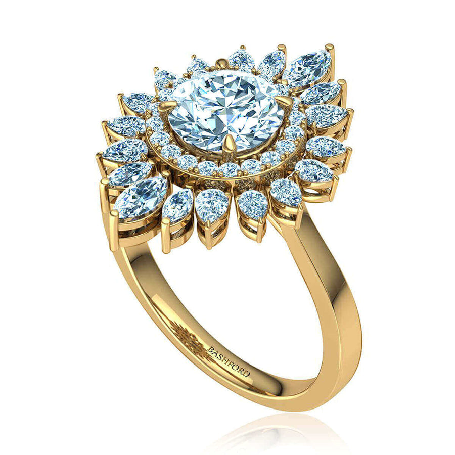 Goddess Diamond Ring