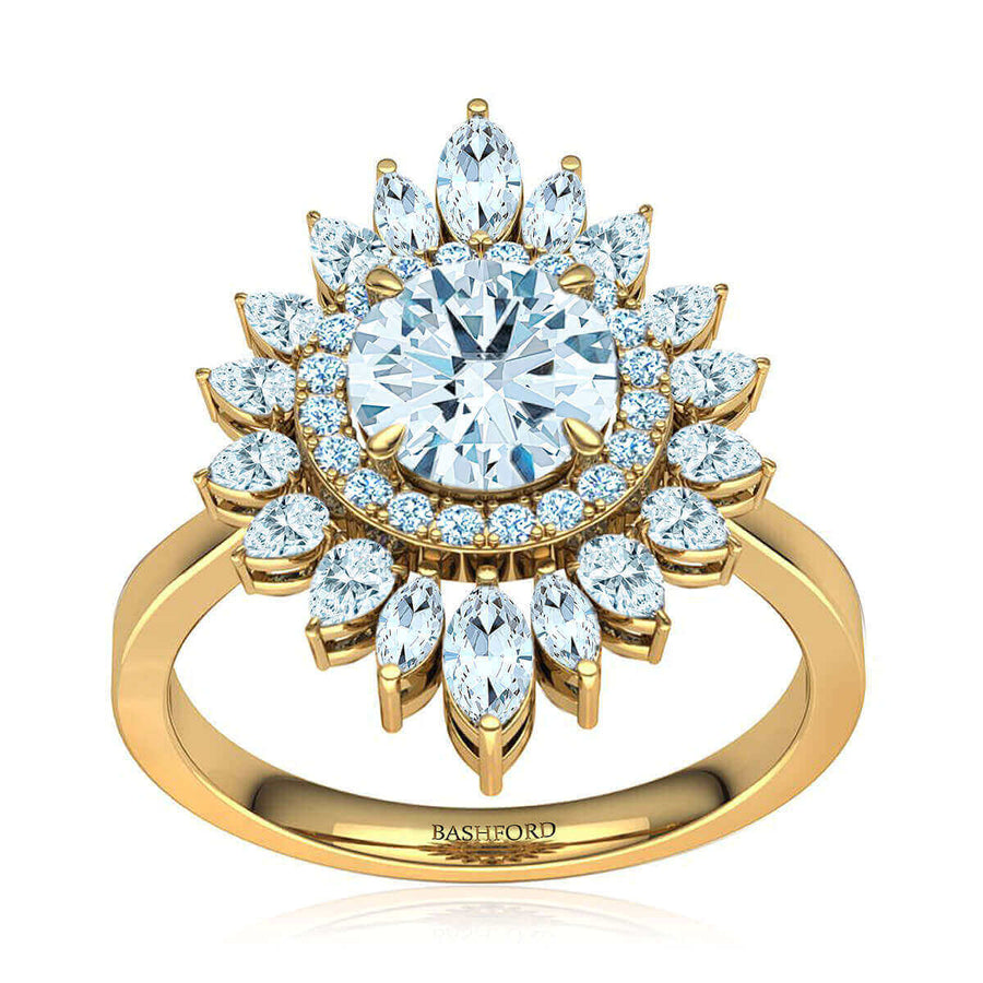 Goddess Diamond Ring