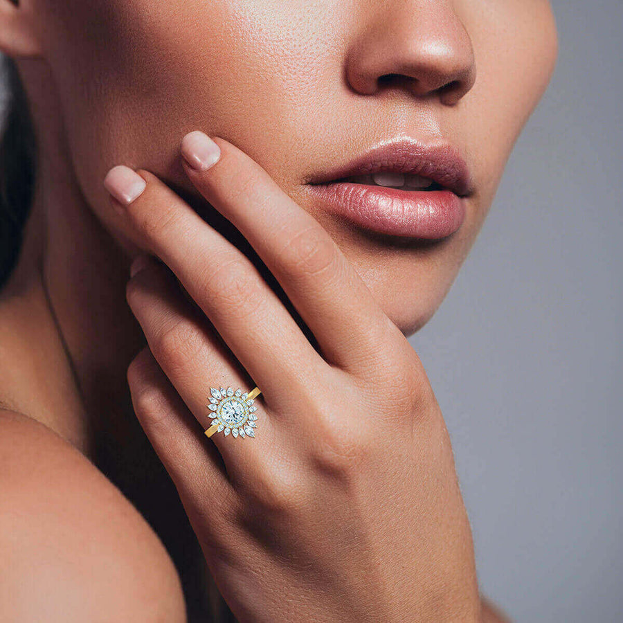 Goddess Diamond Ring