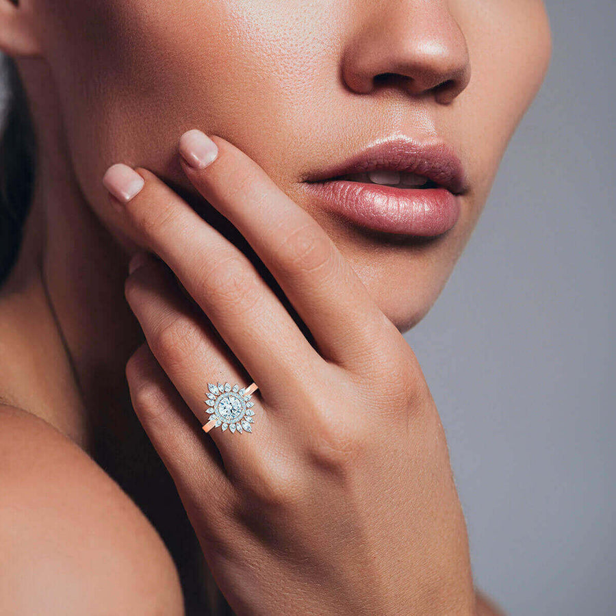 Goddess Diamond Ring