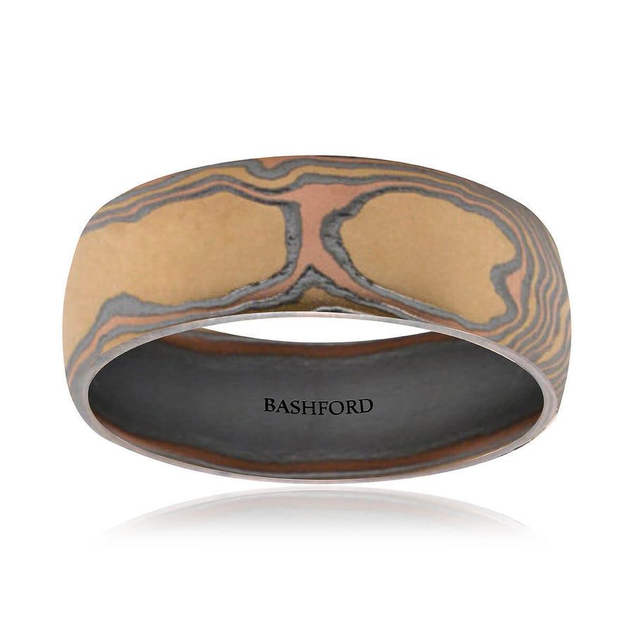 Grand Teton Mokume Band (8 mm)