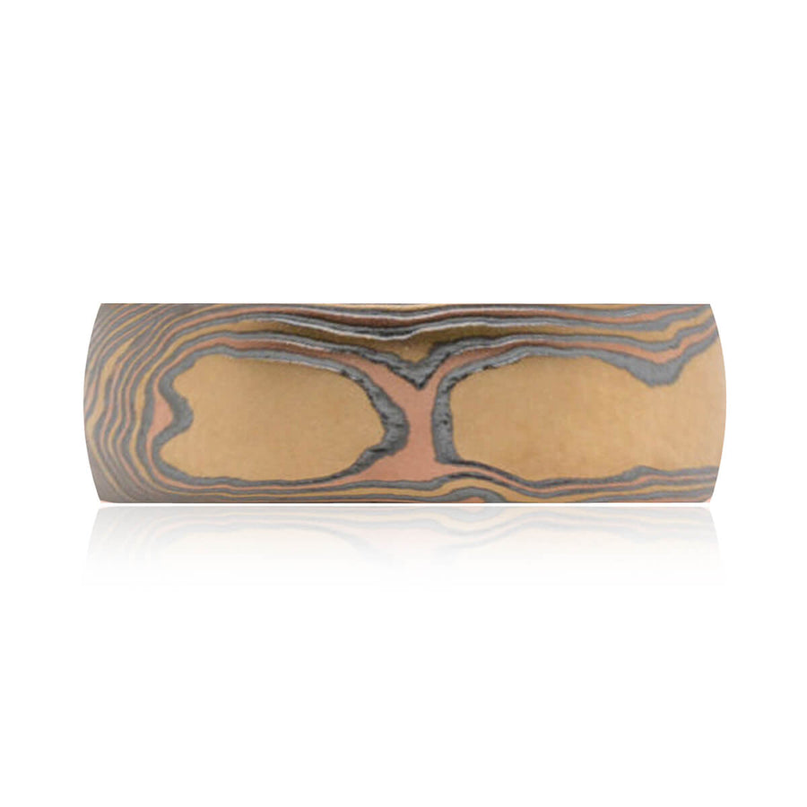 Grand Teton Mokume Band (8 mm)