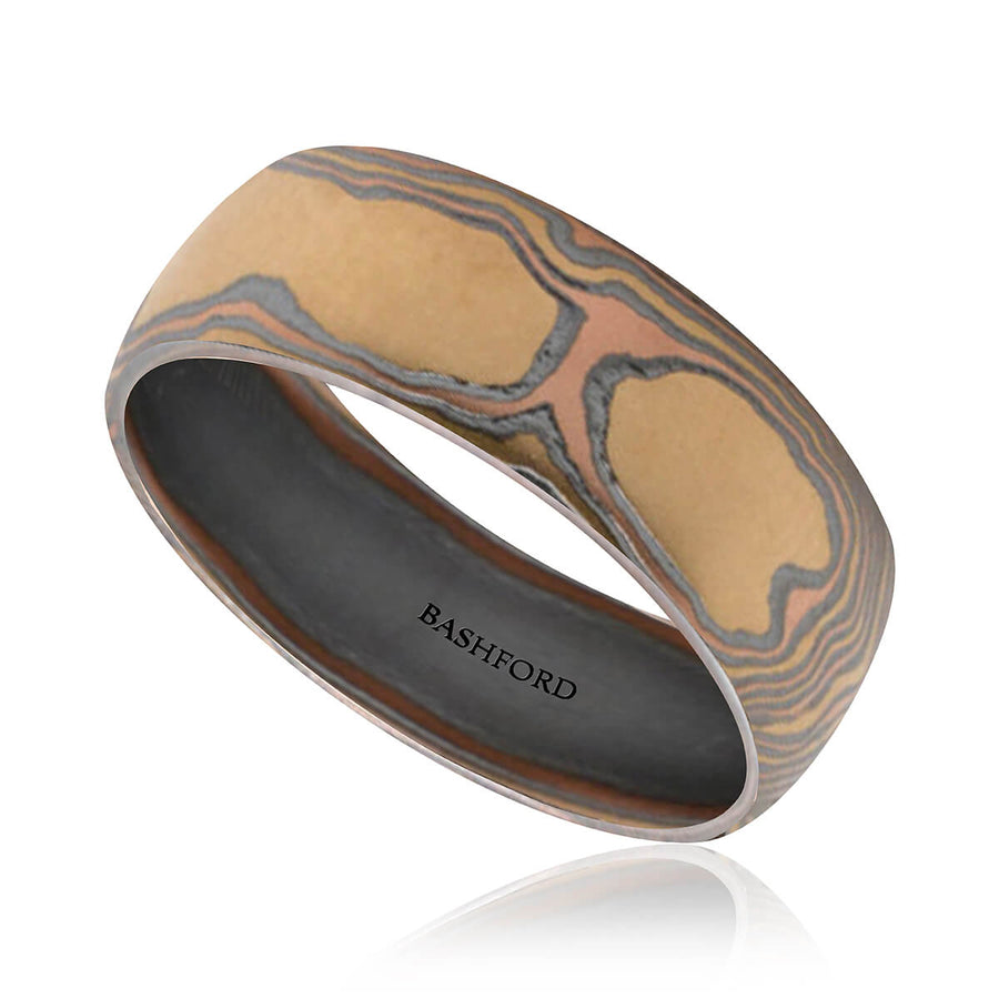 Grand Teton Mokume Band (8 mm)