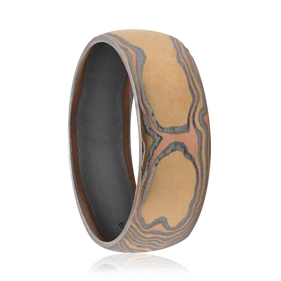 Grand Teton Mokume Band (8 mm)