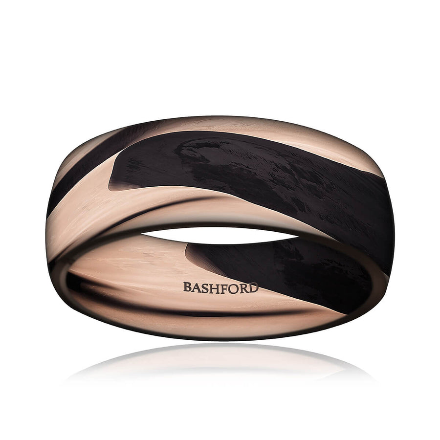 Licancabur Mokume Wedding Band (8 mm)