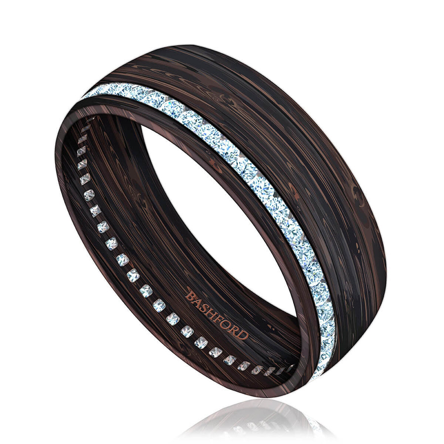 Maricopa Mokume Diamond Band (3/4 ct. tw.)