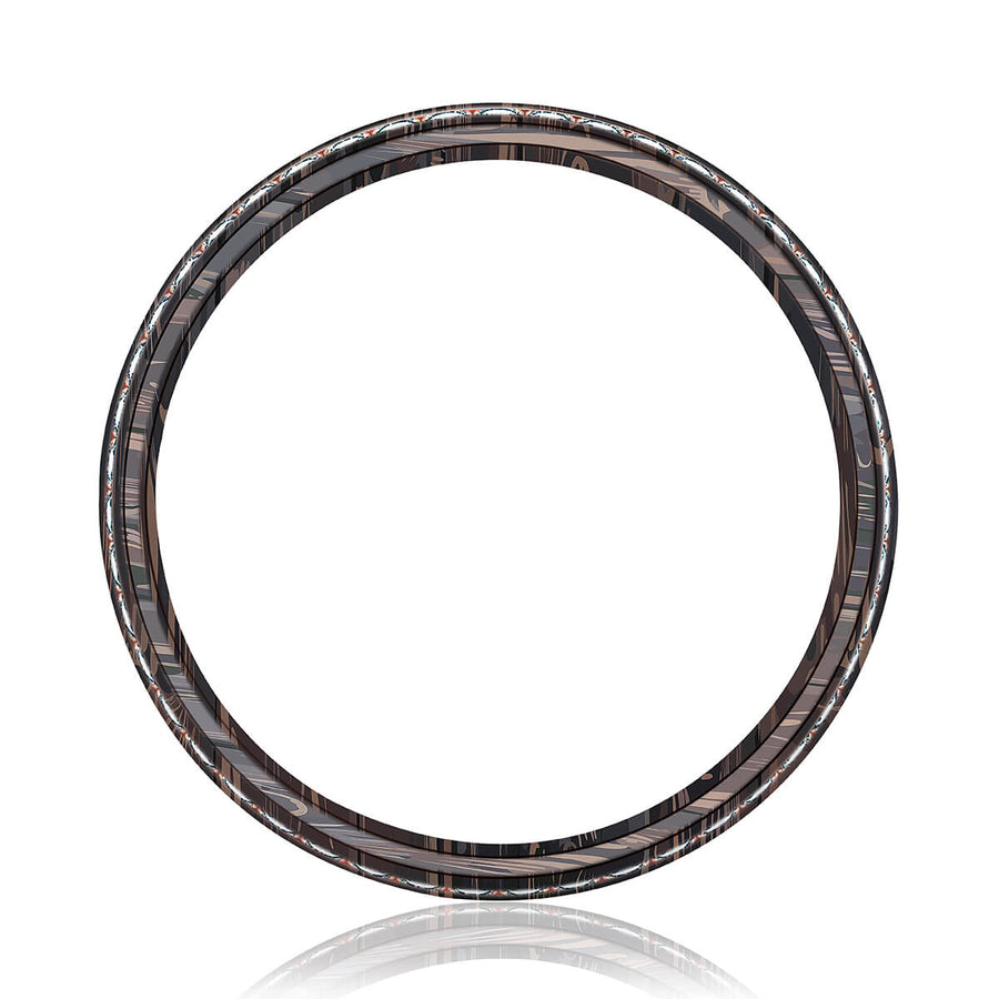 Maricopa Mokume Diamond Band (3/4 ct. tw.)