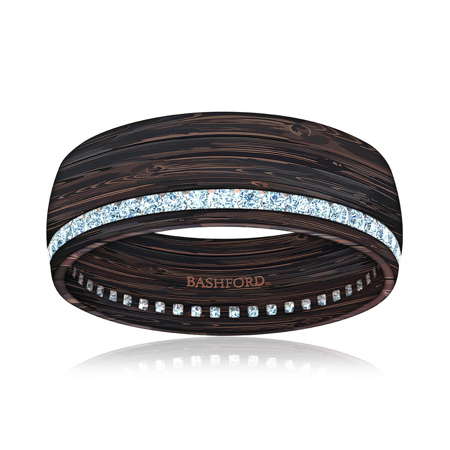 Maricopa Mokume Diamond Band (3/4 ct. tw.)