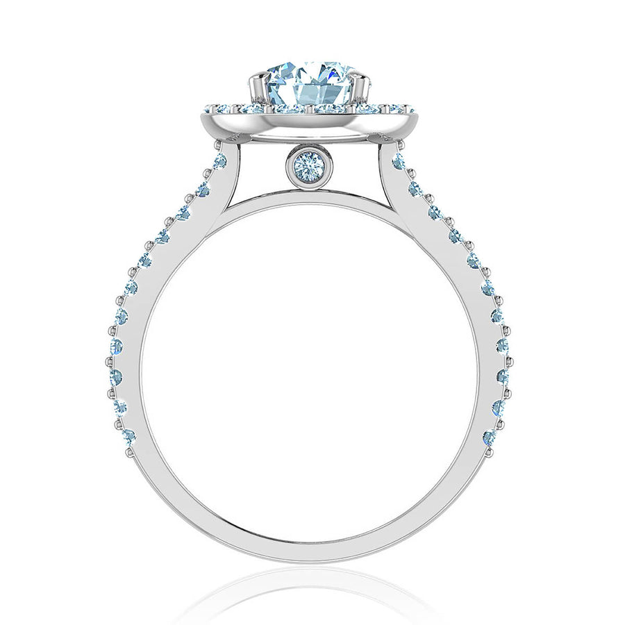 Monarch Halo Diamond Ring
